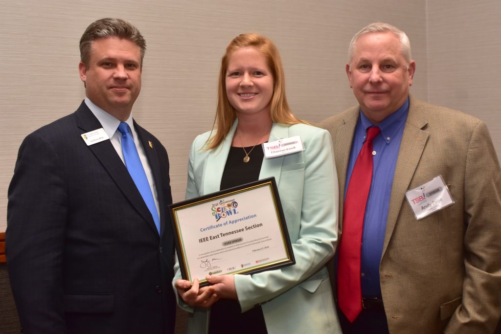 2016 Tennessee Science Bowl Recognition – IEEE East Tennessee Section