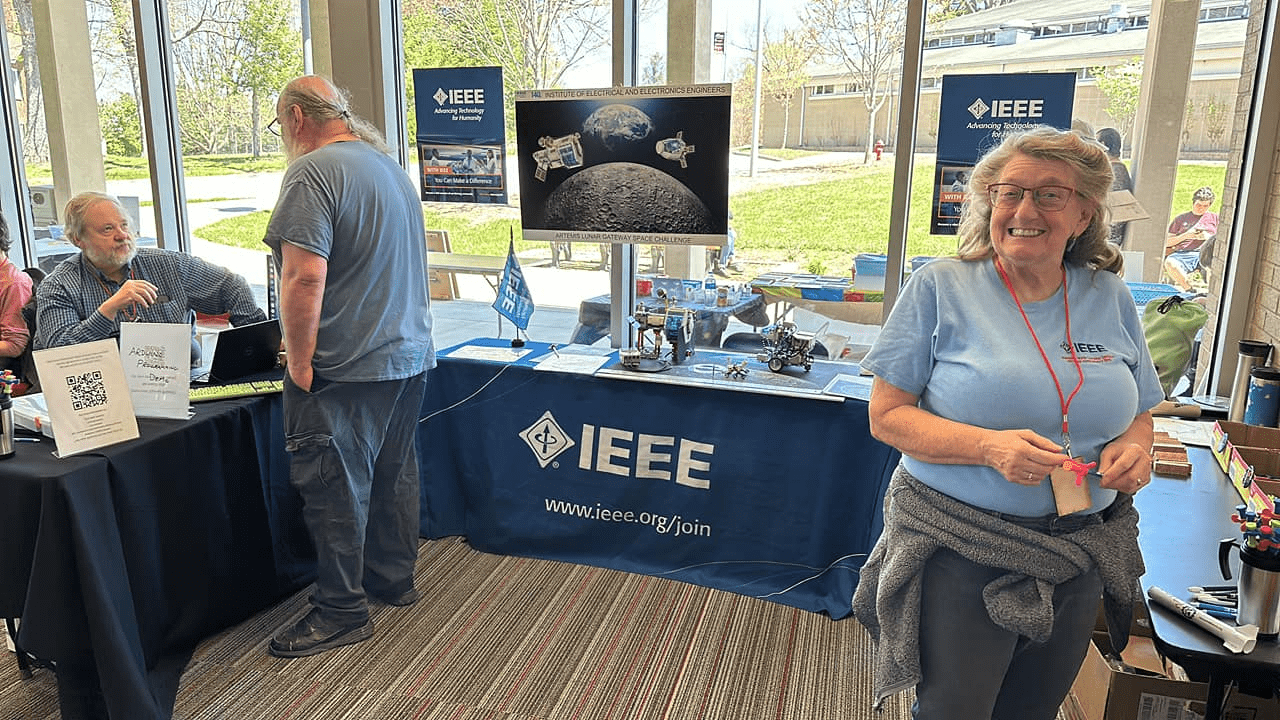 IEEE WNC Section Booth Asheville Maker Faire 2024 IEEE Western